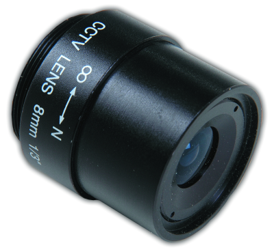 3MK-FL8 1/3" 8mm Fixed Open Iris Lens 