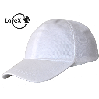 LOREX LR-254B Каска-бейсболка ударопрочная (цвет белый) 
