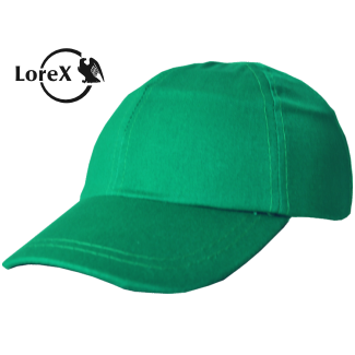 LOREX LR-254Y Каска-бейсболка ударопрочная (цвет зеленый)