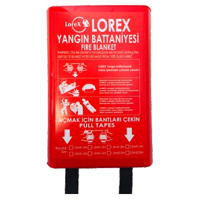 LOREX LR-FB1010B 100×100 см — противопожарное полотно (кошма)