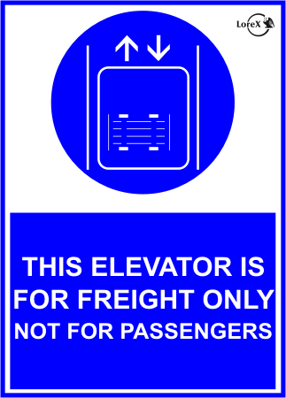 LOREX LR-IS2809 this elevator is for freight only not for passengers