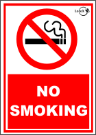LOREX LR-IS3041 No Smoking Warning Sign