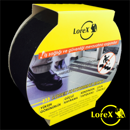 LOREX LR-KYB103 черная противоскользящая лента 50 мм 10 м