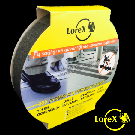 LOREX LR-KYB603 серая противоскользящая лента 25 мм 10 м